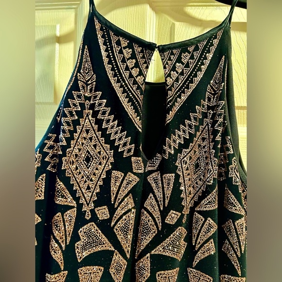 Boston Proper Cocktail/Formal Glitter Embellished Dress - Picture 4 of 8